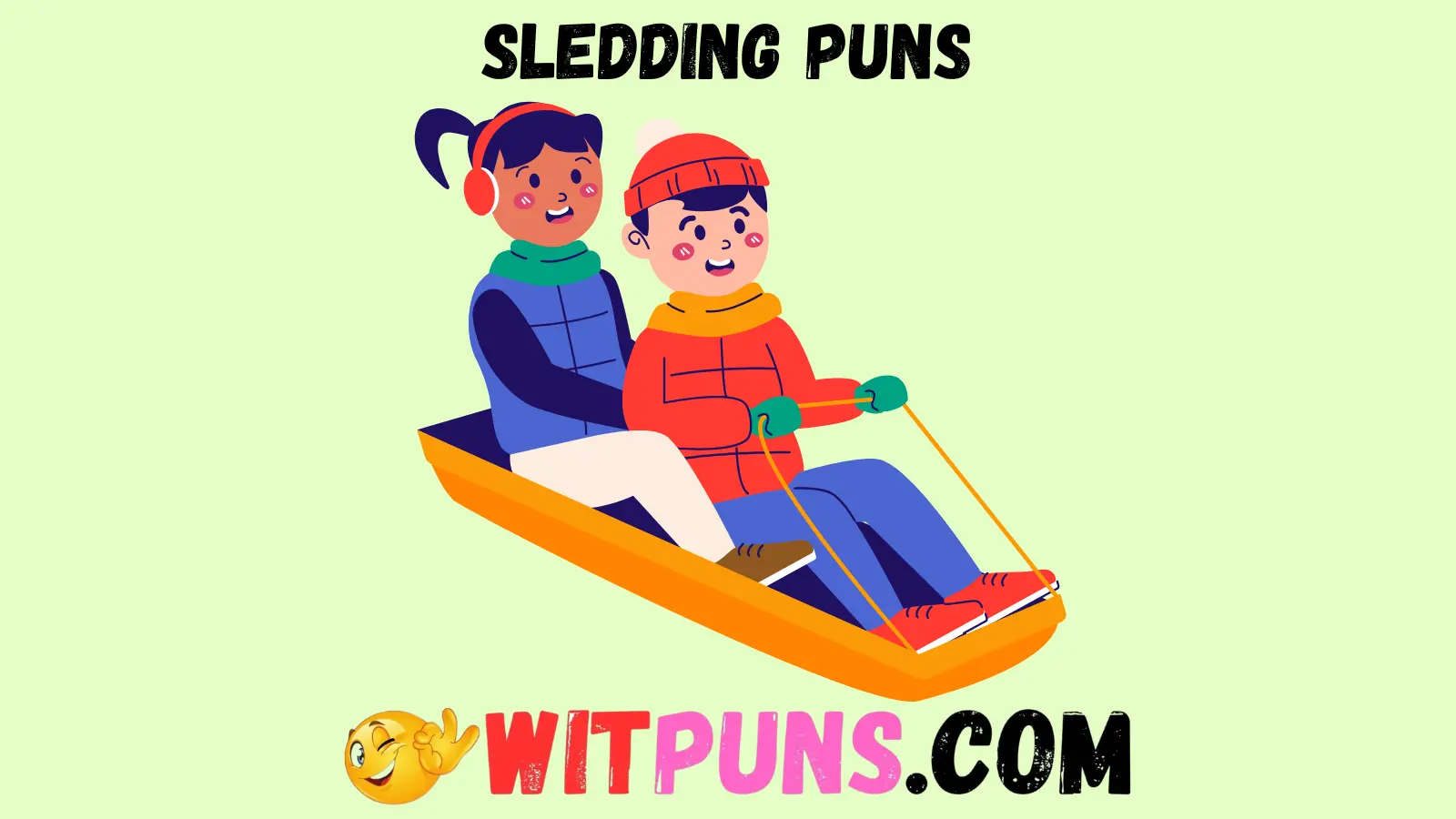 Sledding Puns