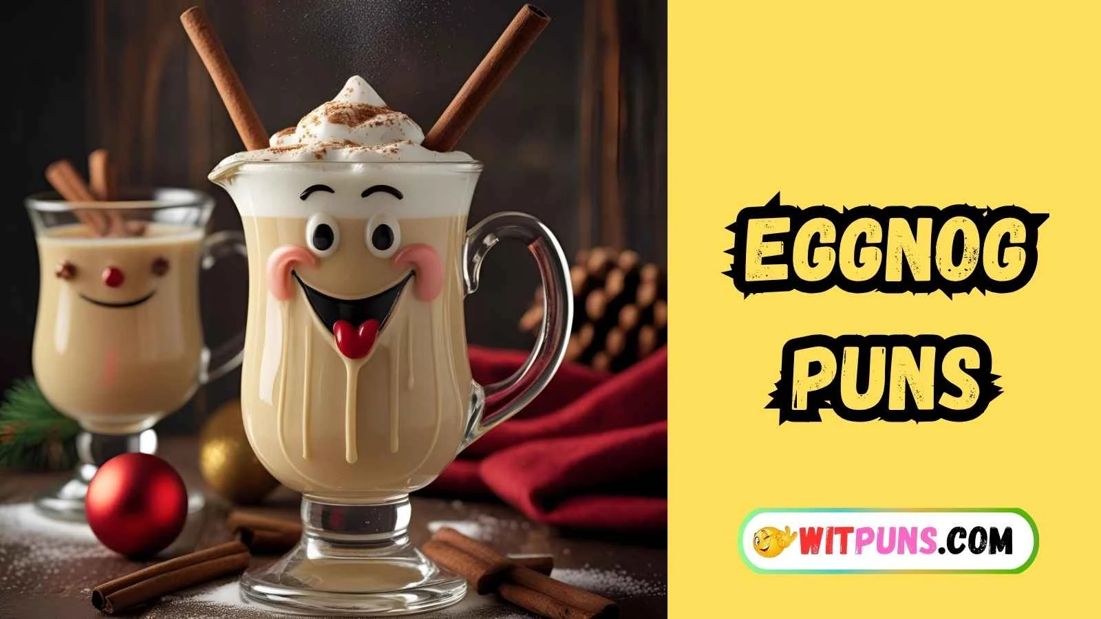 Eggnog Puns